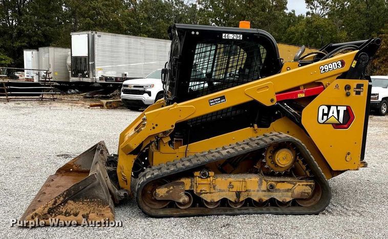 image for item ED2224 2020 Caterpillar 299D3 tracked skid steer loader