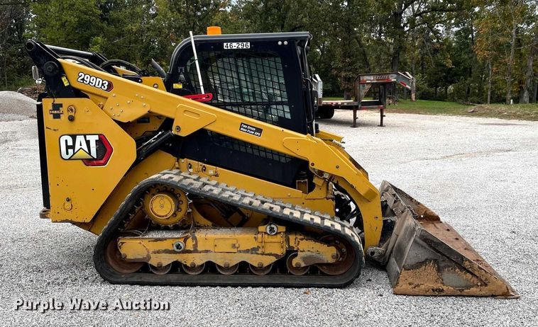 image for item ED2224 2020 Caterpillar 299D3 tracked skid steer loader
