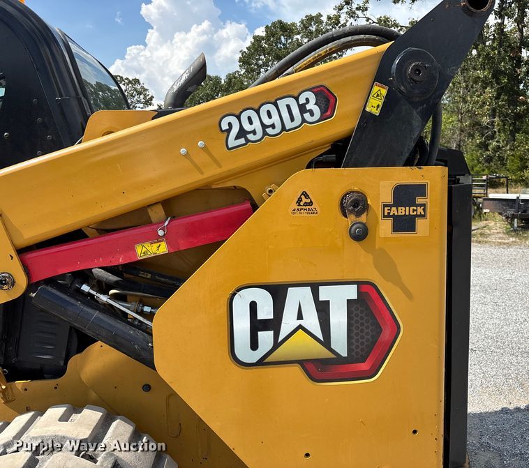 image for item ED2224 2020 Caterpillar 299D3 tracked skid steer loader