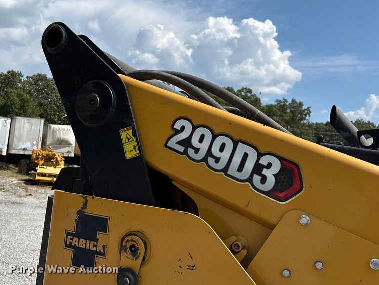 image for item ED2224 2020 Caterpillar 299D3 tracked skid steer loader