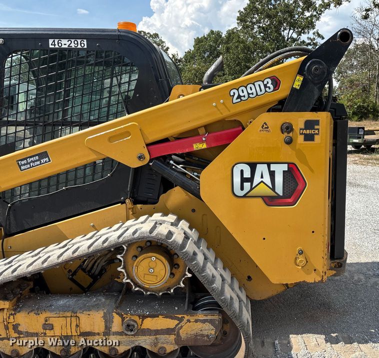 image for item ED2224 2020 Caterpillar 299D3 tracked skid steer loader