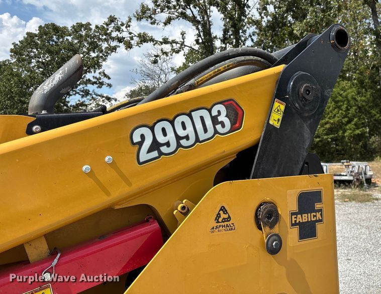 image for item ED2224 2020 Caterpillar 299D3 tracked skid steer loader