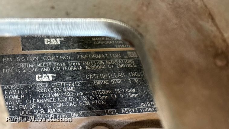 image for item ED2224 2020 Caterpillar 299D3 tracked skid steer loader