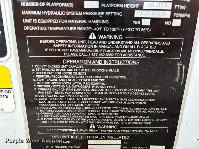 image for item ED2286 2009 International 4300 bucket truck