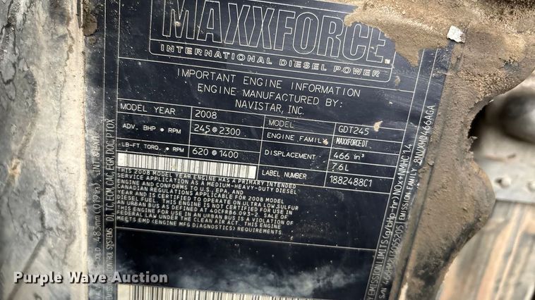 image for item ED2286 2009 International 4300 bucket truck