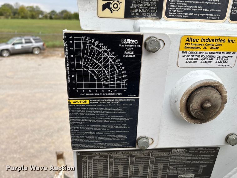 image for item ED2287 2011 Kenworth T370 digger derrick truck