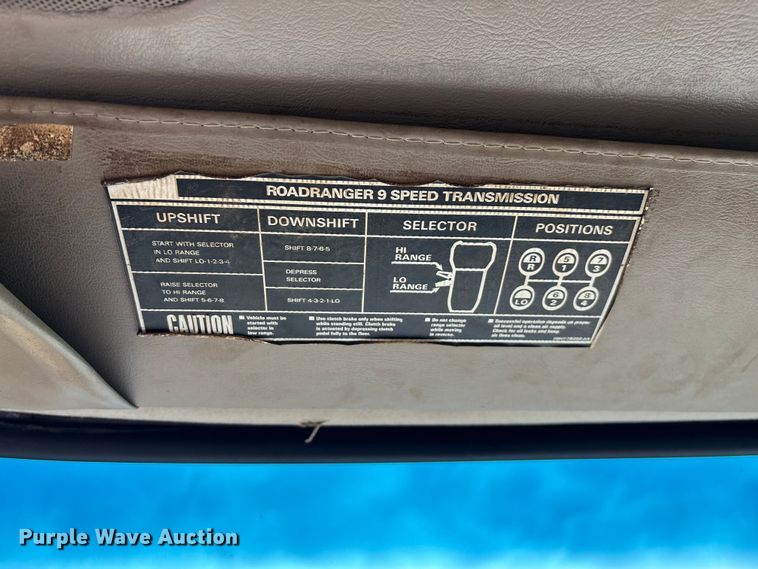 image for item ED2294 2001 Sterling Acterra flatbed truck