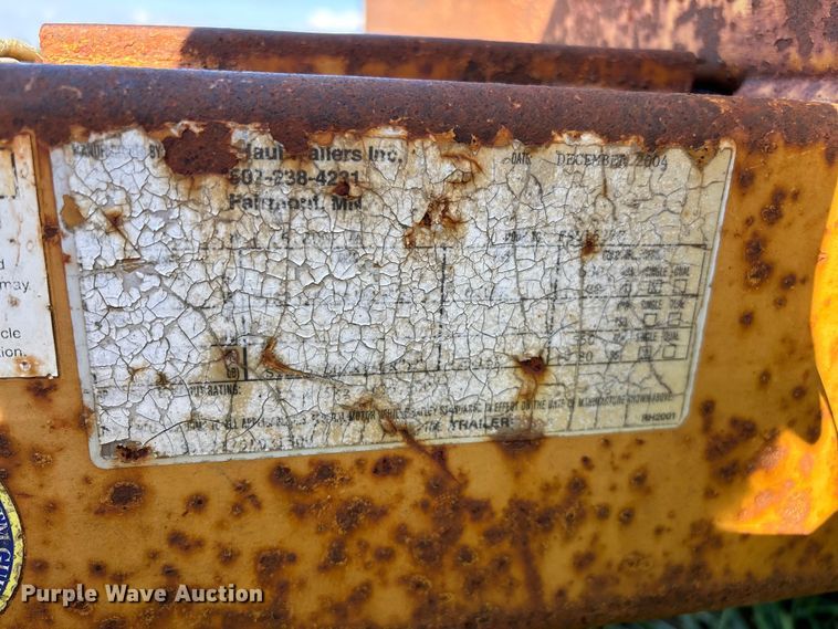 image for item ED2298 2005 Redi Haul equipment trailer