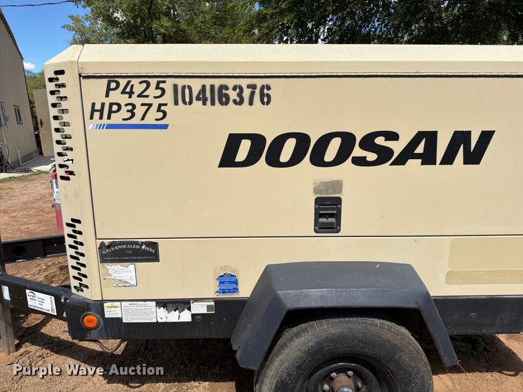 image for item ED5929 2015 Doosan P425/HP375WCU-T4I air compressor