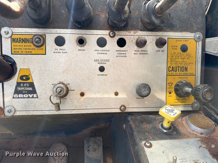 image for item ED5939 1983 Grove RT-740 crane