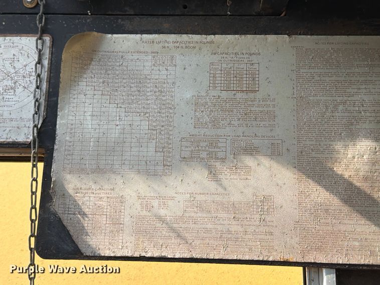 image for item ED5939 1983 Grove RT-740 crane