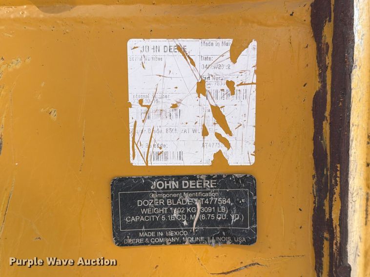 image for item ED5972 2022 John Deere 850L WLT dozer