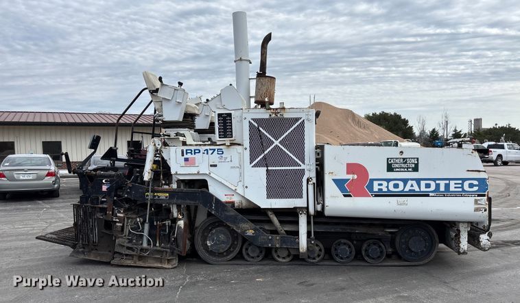 image for item EE4105 2014 RoadTec RP-175 paver