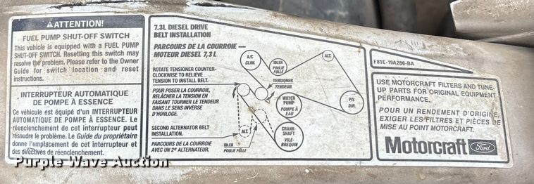 image for item EE4116 2001 Ford F550 utility / service truck