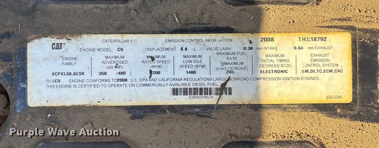 image for item EE4203 2008 Caterpillar 330D excavator