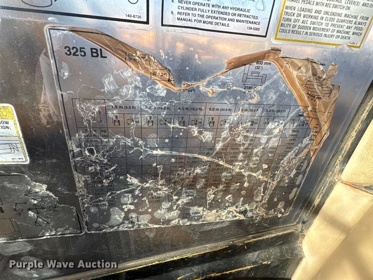 image for item EF6097 1997 Caterpillar 325B L excavator