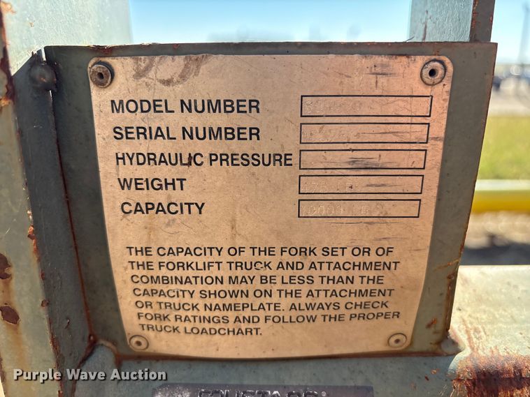 image for item EF6098 Mustang 642 telehandler