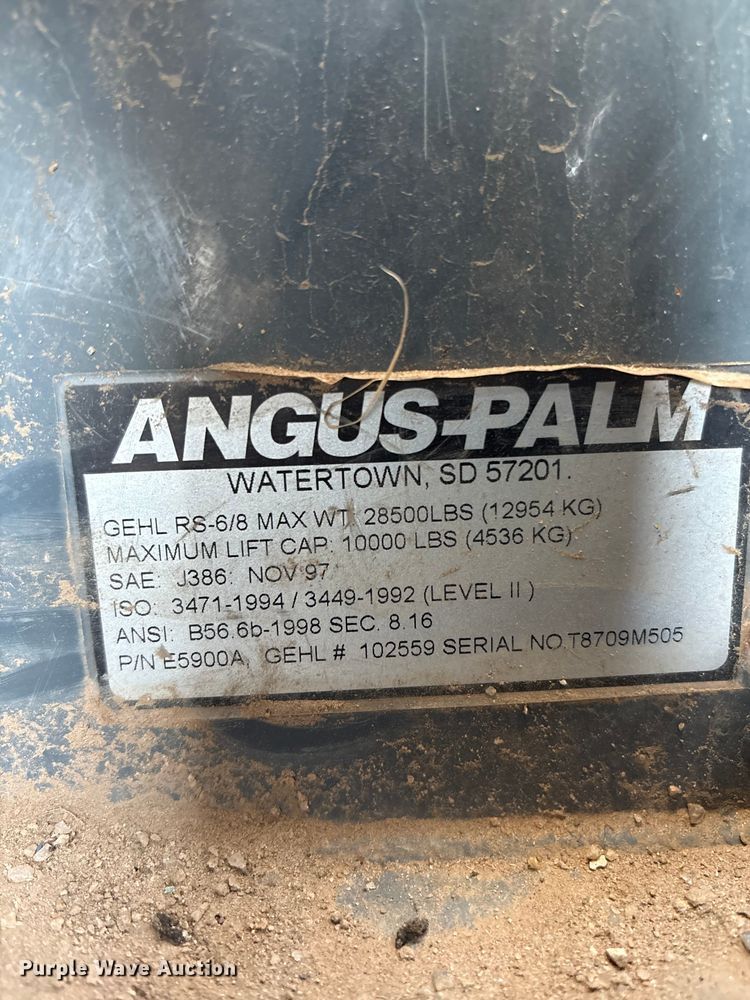 image for item EF6098 Mustang 642 telehandler