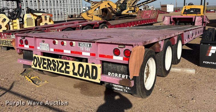 image for item EF6107 2006 Holden HPF50 lowboy equipment trailer