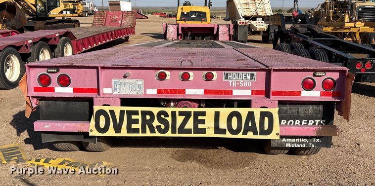 image for item EF6107 2006 Holden HPF50 lowboy equipment trailer