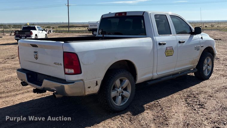 image for item EF6110 2019 RAM 1500 Quad Cab pickup truck