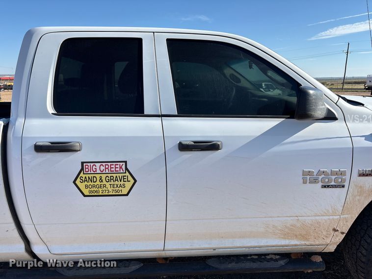 image for item EF6110 2019 RAM 1500 Quad Cab pickup truck