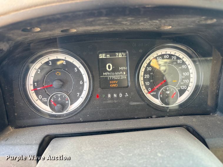 image for item EF6110 2019 RAM 1500 Quad Cab pickup truck