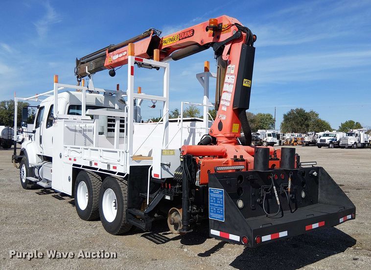 image for item EG1677 2007 Freightliner Business Class M2 Crew Cab crane truck
