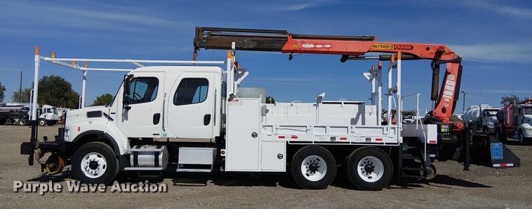 image for item EG1677 2007 Freightliner Business Class M2 Crew Cab crane truck