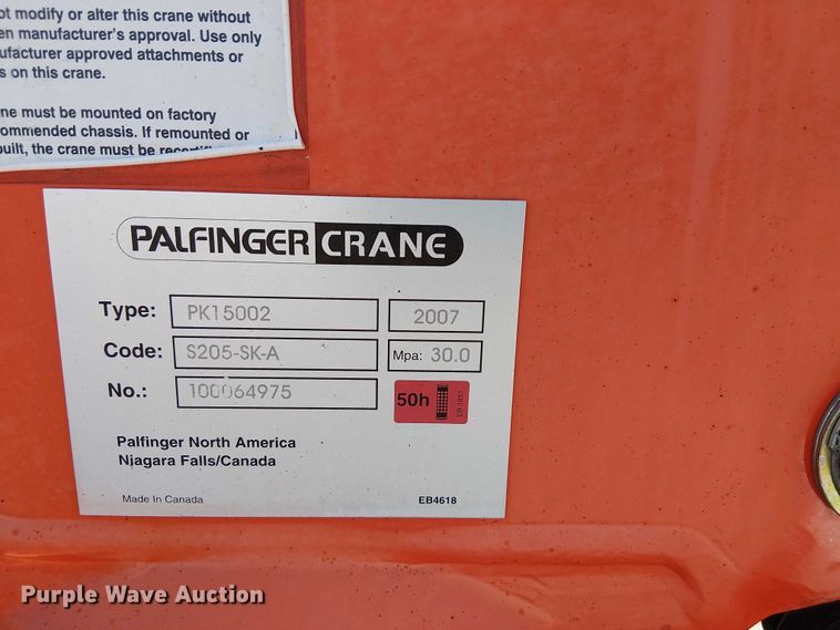 image for item EG1677 2007 Freightliner Business Class M2 Crew Cab crane truck