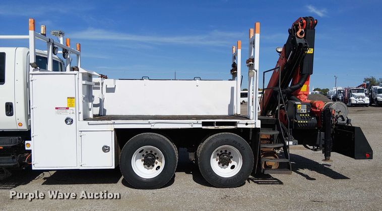 image for item EG1678 2010 International WorkStar 7500 Crew Cab crane truck