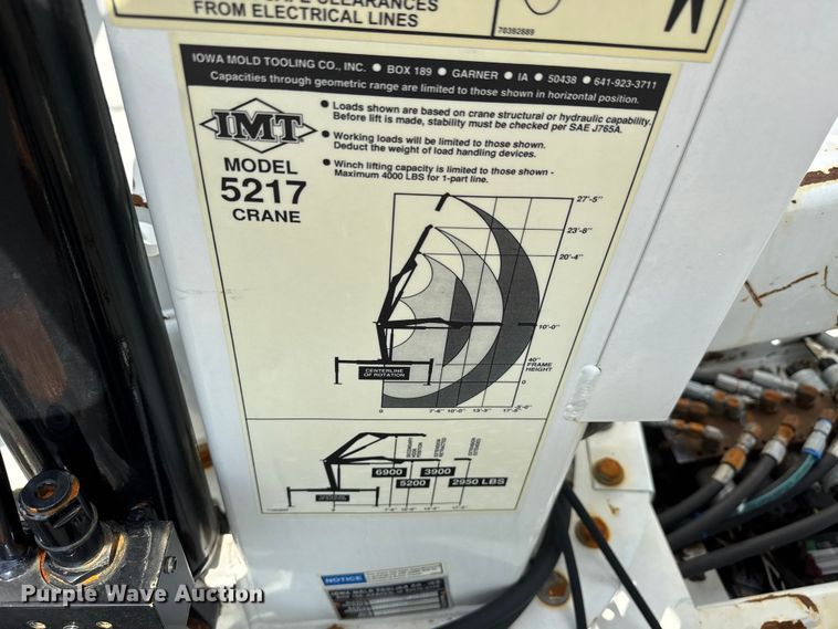 image for item EG6118 2007 Sterling Acterra crane truck