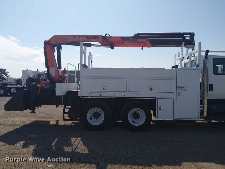 image for item EG8254 2009 International WorkStar 7500 Crew Cab crane truck