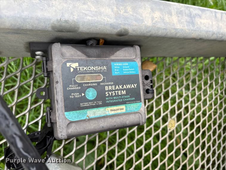 image for item EJ7698 2022 Larson 7500 reel trailer