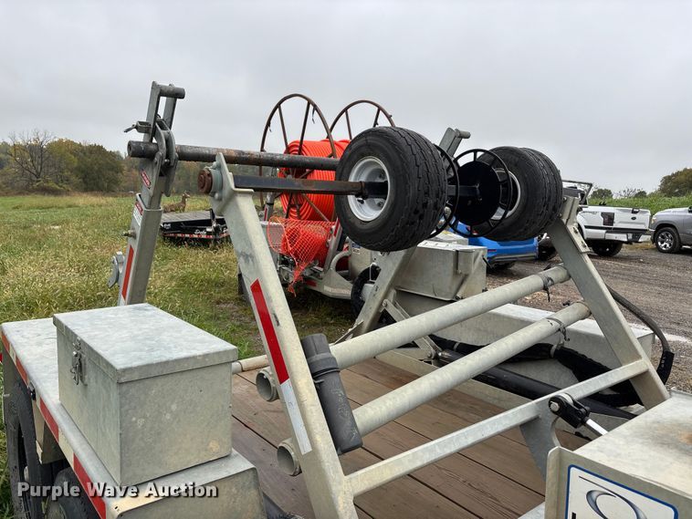 image for item EJ7698 2022 Larson 7500 reel trailer