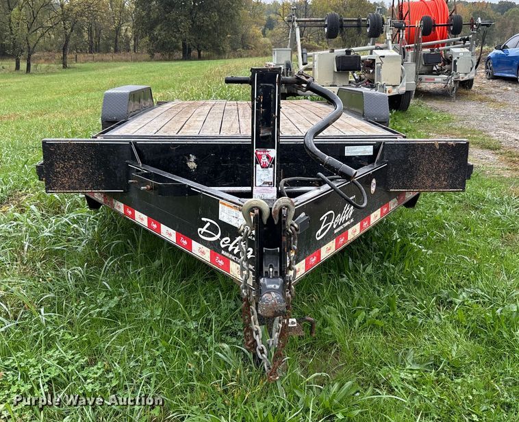 image for item EJ7699 2022 Delta tilt deck utility trailer