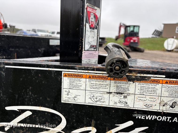 image for item EJ7699 2022 Delta tilt deck utility trailer