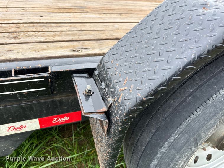 image for item EJ7699 2022 Delta tilt deck utility trailer