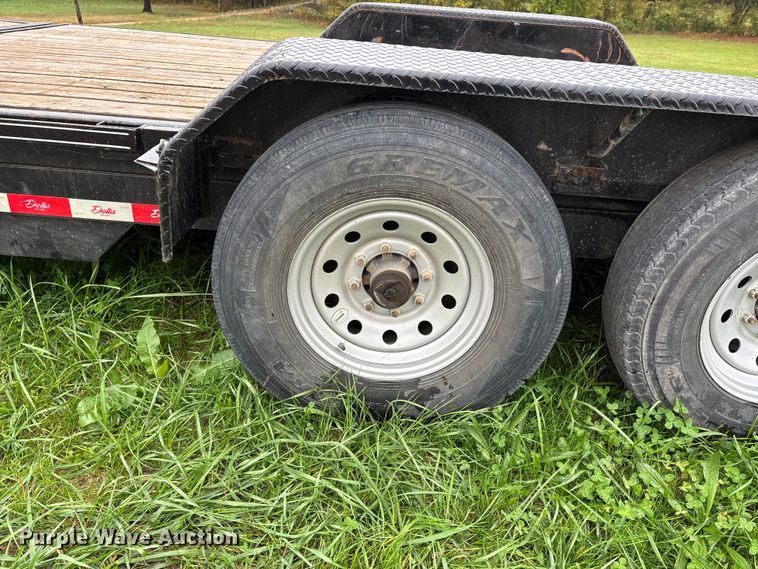 image for item EJ7699 2022 Delta tilt deck utility trailer