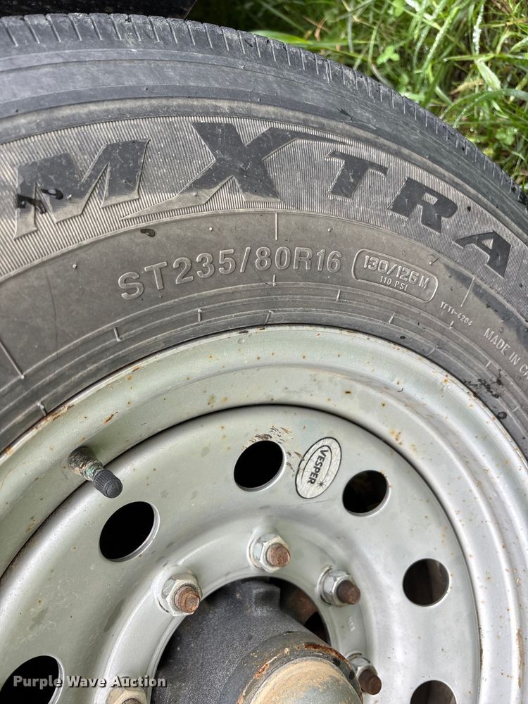 image for item EJ7699 2022 Delta tilt deck utility trailer