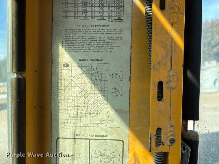 image for item EJ7724 1980 Grove RT58B crane