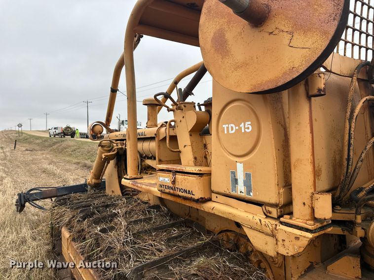 image for item EL0080 1971 International TD15B cable plow