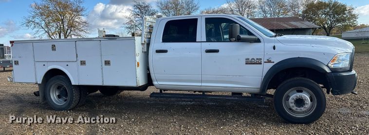 image for item EL0081 2015 RAM 5500 Crew Cab utility / service truck