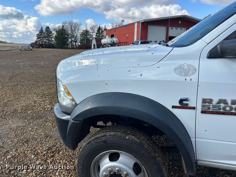 image for item EL0081 2015 RAM 5500 Crew Cab utility / service truck