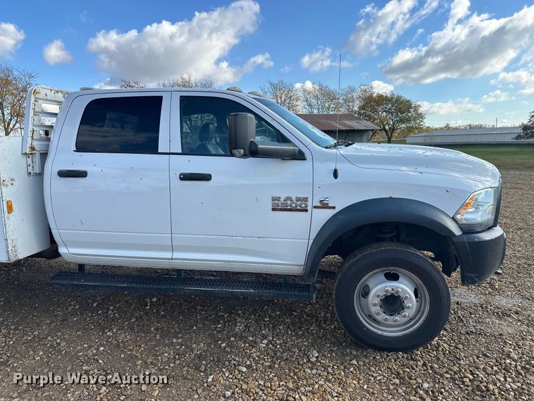 image for item EL0081 2015 RAM 5500 Crew Cab utility / service truck