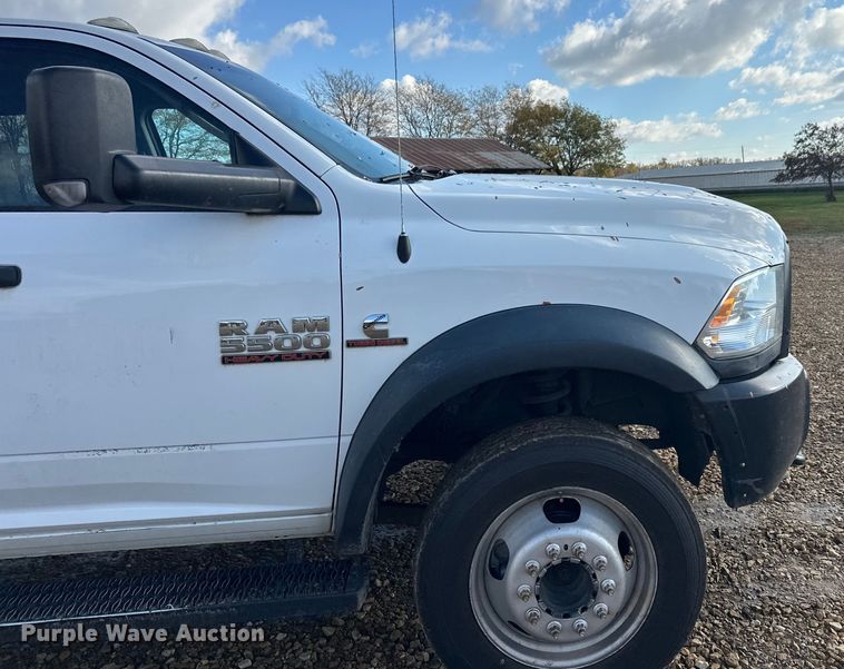 image for item EL0081 2015 RAM 5500 Crew Cab utility / service truck