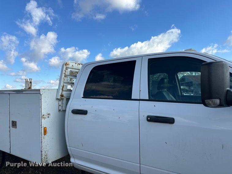 image for item EL0081 2015 RAM 5500 Crew Cab utility / service truck