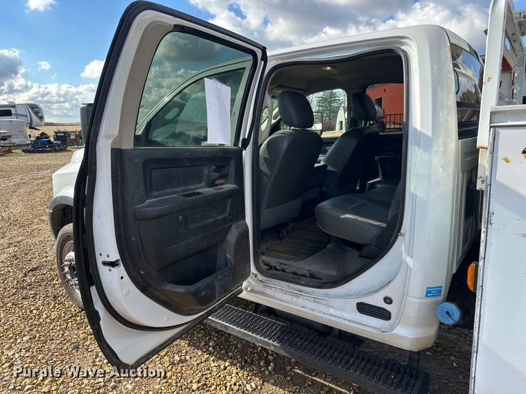 image for item EL0081 2015 RAM 5500 Crew Cab utility / service truck