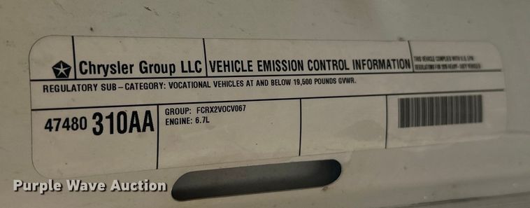 image for item EL0081 2015 RAM 5500 Crew Cab utility / service truck