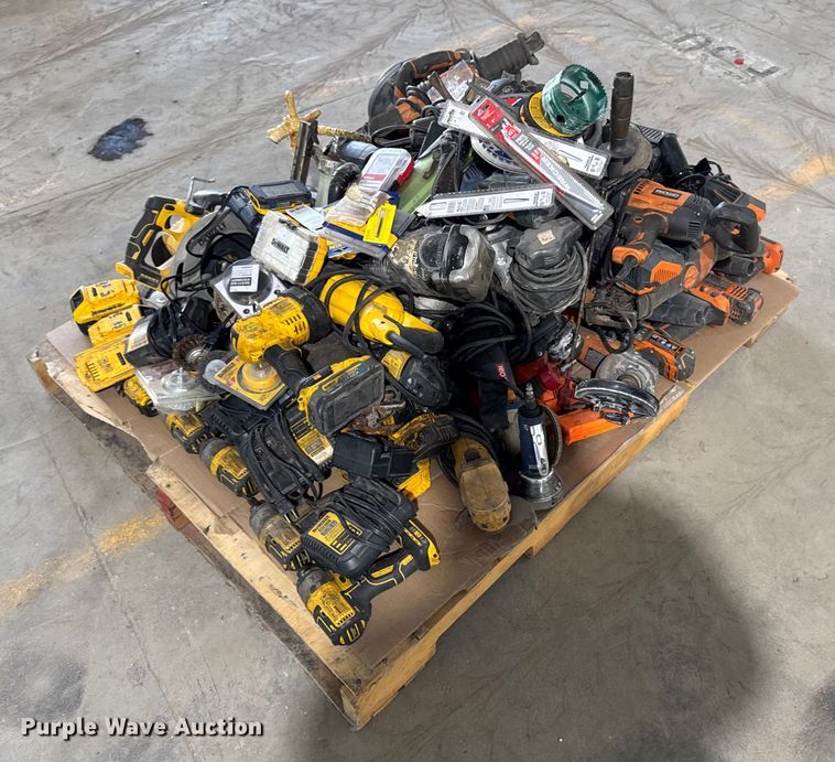 image for item EM2430 Assorted power tools